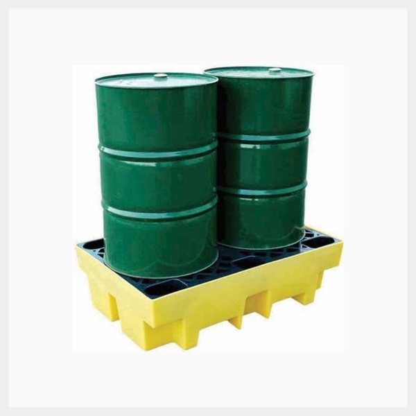 2-Drum Spill Pallet - 240L Sump